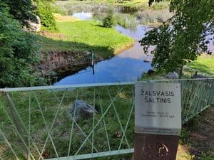 Šaltinis aptvertas tvorele