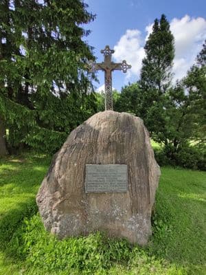 Seniausias kryžius akcijos dalyviams. 1989 m.
