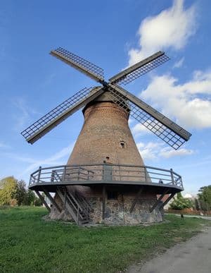 Restauruotas Pumpėnų malūnas