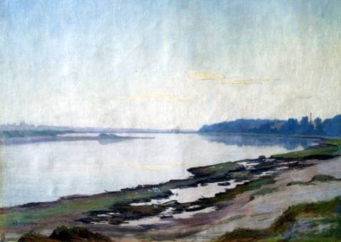 A. Žmuidzinavičius. Nemunas ties Jurbarku. 1931