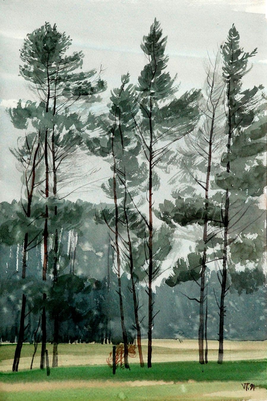 V. Trušys. Pušys. 1991